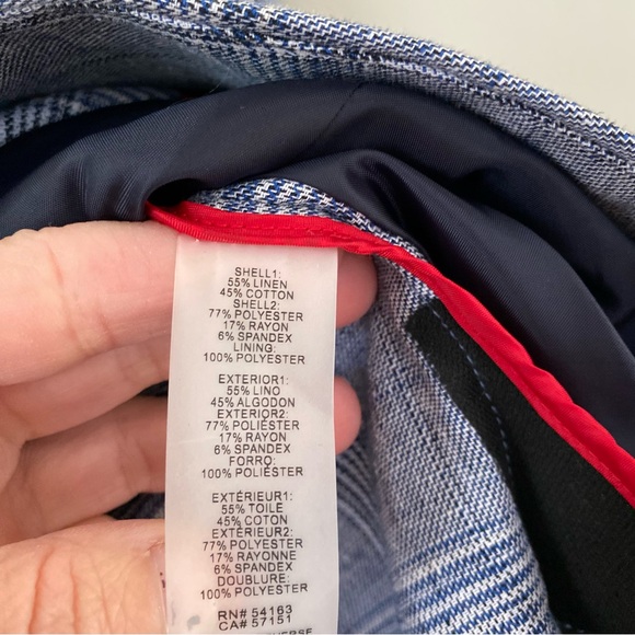 Tommy Hilfiger Women's Plaid Blazer Sz 12 Preppy Heritage Academia Coastal prep - Picture 10 of 11